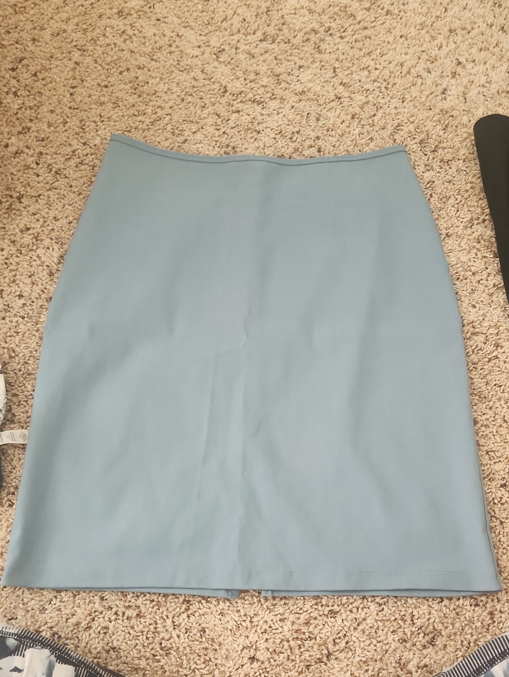 Light Blue Women’s Pencil Skirt - Sleek Office Staple